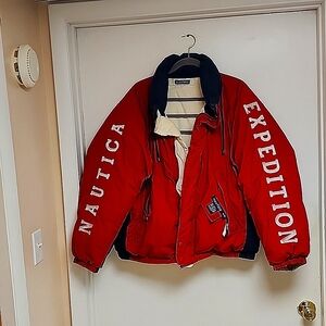 NAUTICA REVERSIBLE HEAVYWEIGHT WINTER DOWN JACKET